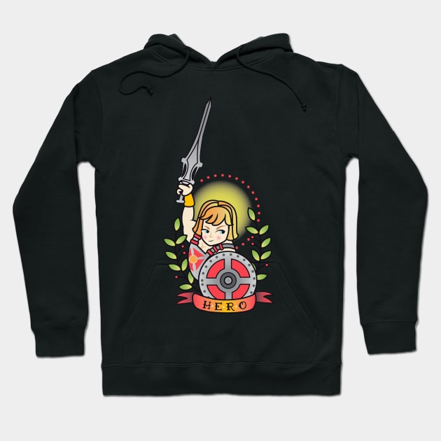 Tattoo Heman Motu Hoodie by LADYLOVE